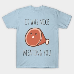 It Was Nice Meating You T-Shirt